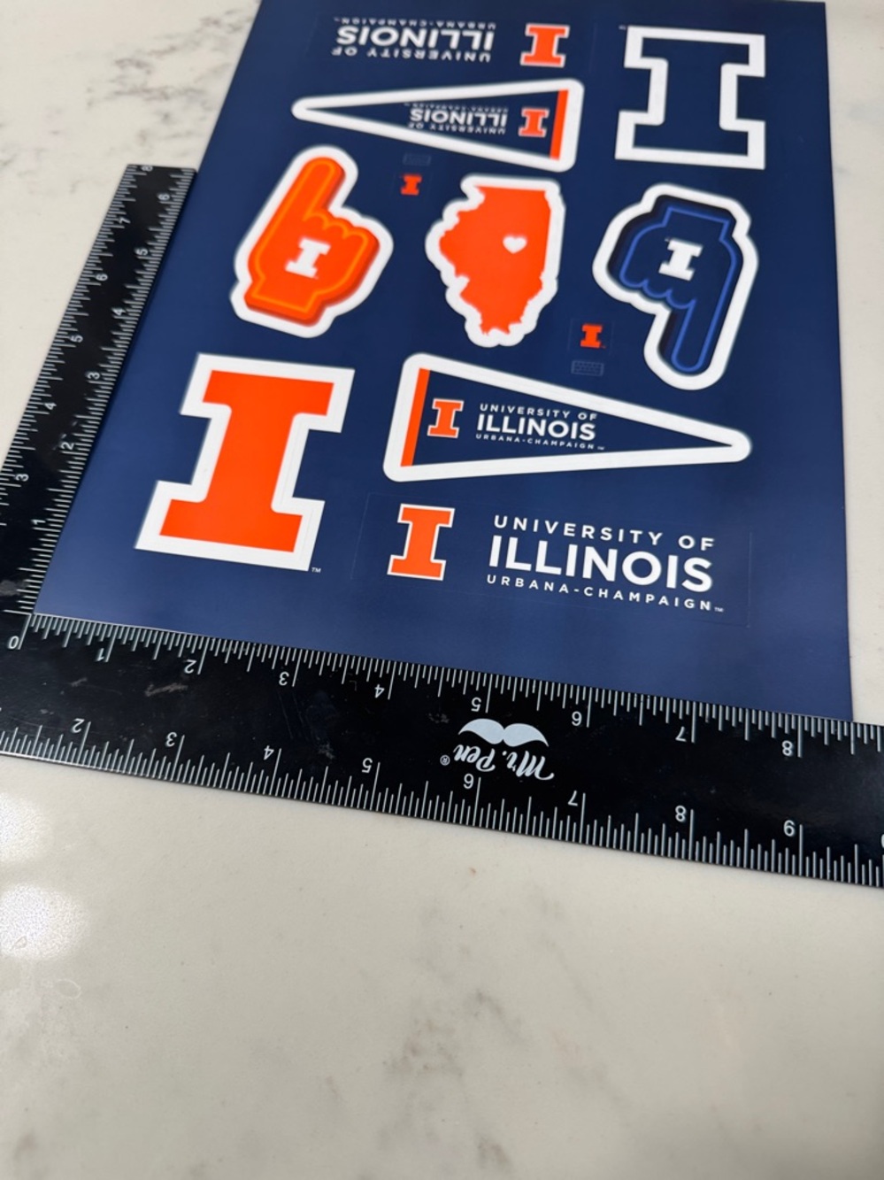 UIUC Sticker Sheet - Picture 3 of 3